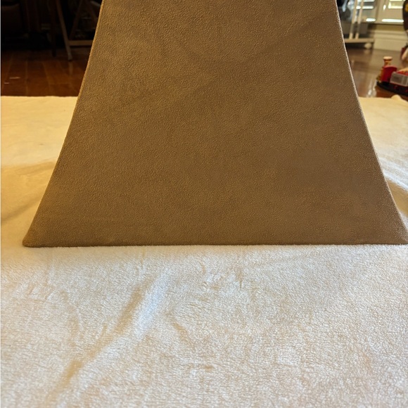 Lamp Shade in Brown Suede EUC - Picture 2 of 6